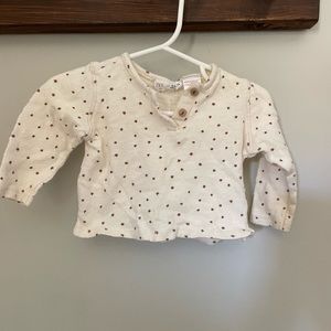 ZARA Mini Baby Organic Shirt // Size 6-9 Months// Gender Neutral